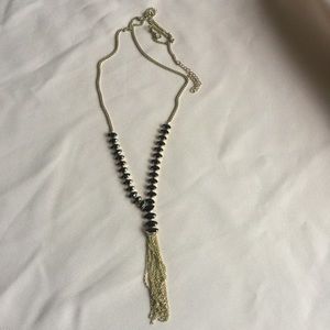 Banana Republic gold tone metal necklace
